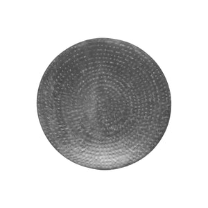 I 8916 - Table D'appoint, Tambour, Côté, Bout, Table De Nuit, Lampe, Salon, Chambre À Coucher, Métal Chrome, Contemporain, Moderne - Simple Boutique