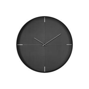 I 9050 - Horloge, 20'' Rond, Horloge Murale, Noir, Contemporain, Moderne - Simple Boutique