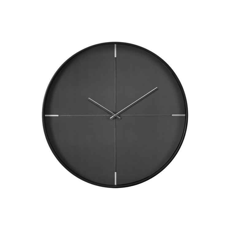 I 9050 - Horloge, 20'' Rond, Horloge Murale, Noir, Contemporain, Moderne - Simple Boutique