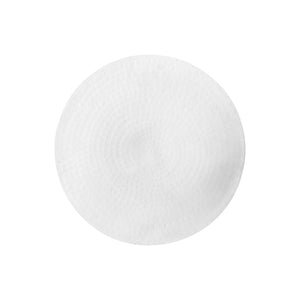 I 9317 - Table D'appoint, Tambour, Côté, Bout, Table De Nuit, Lampe, Salon, Chambre À Coucher, Métal Blanc, Contemporain, Moderne - Simple Boutique