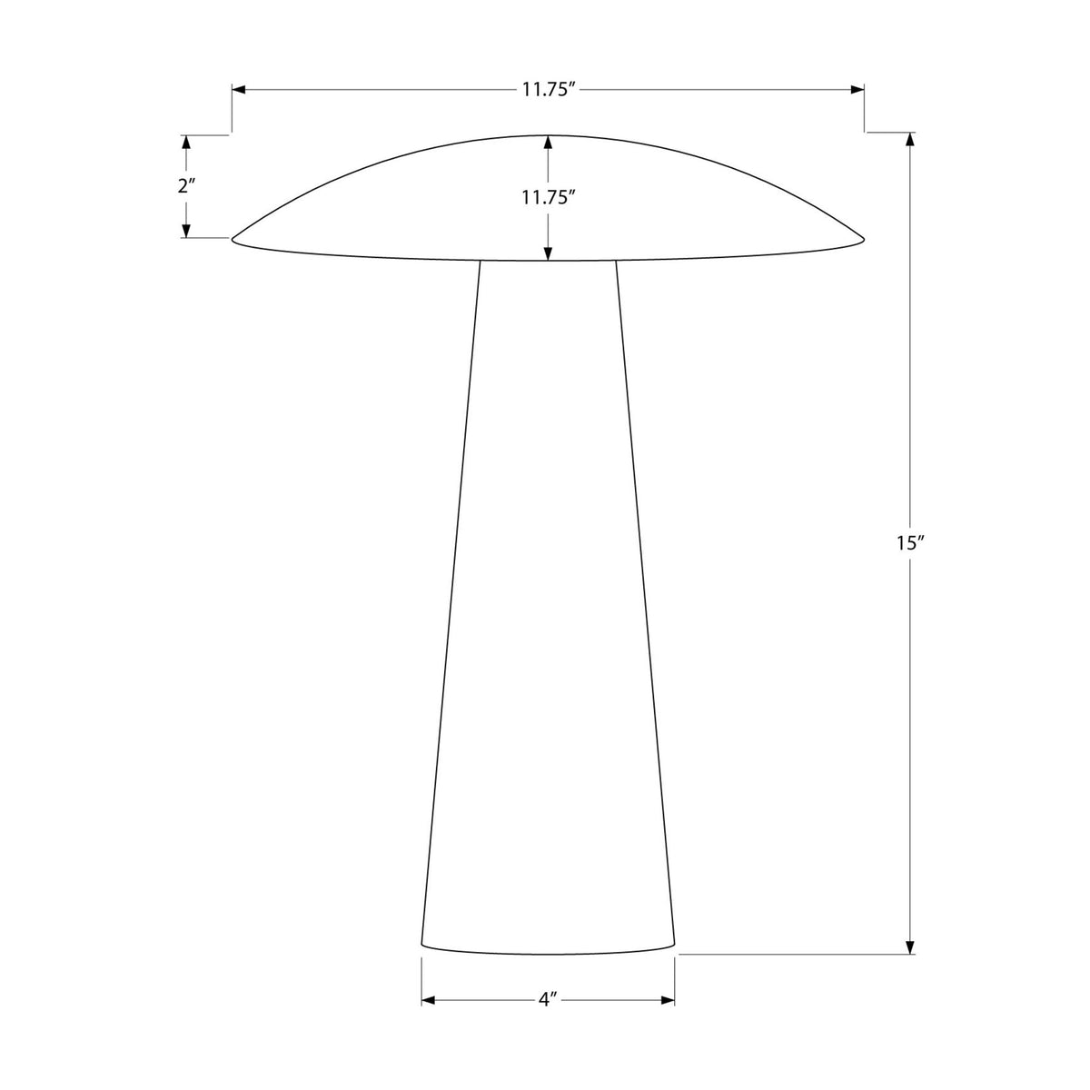 Monarch Specialties I 9401 - Luminaire, 15''H, Led, Lampe De Table, Résine Beige, Métal D'or, Contemporain - Simple Boutique