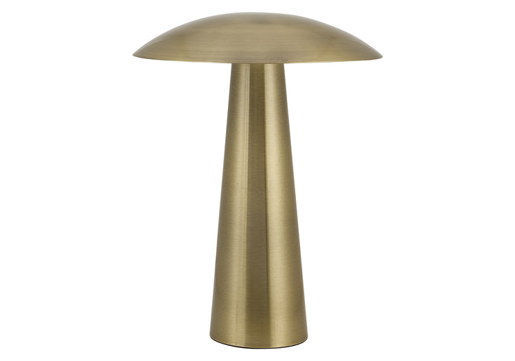 I 9402 - Luminaire, 12''H, Led, Lampe De Table, Métal D'or, Contemporain - Simple Boutique