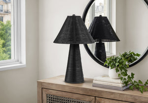 I 9415 - Luminaire, Rotin Noir, Contemporain - Simple Boutique