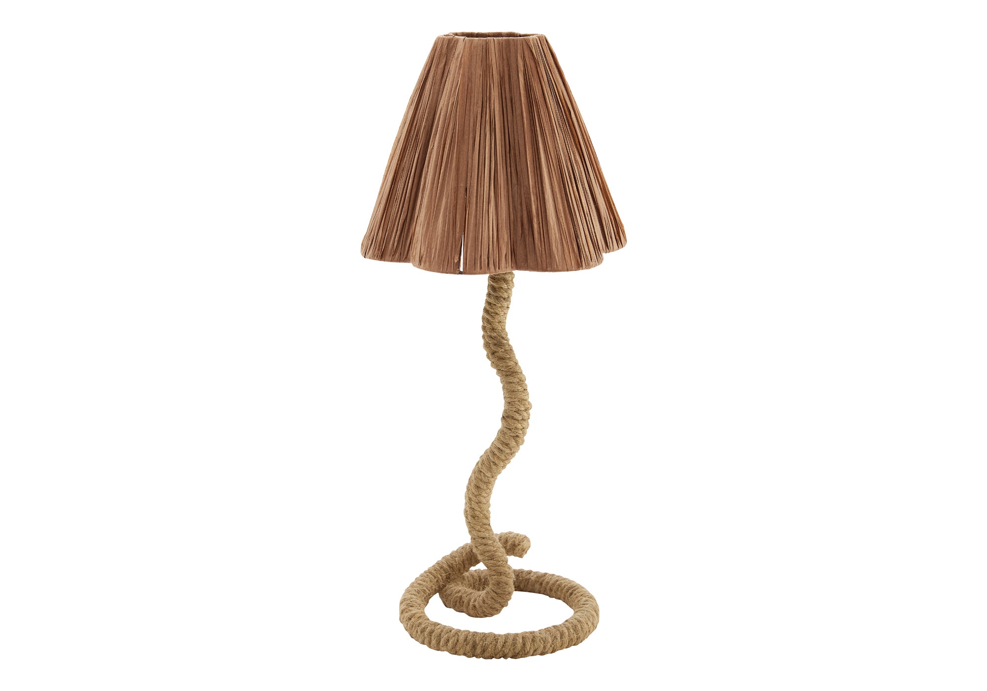 I 9422 - Luminaire, 22''H, Lampe De Table, Cordage Brun, , Boho Classique - Simple Boutique