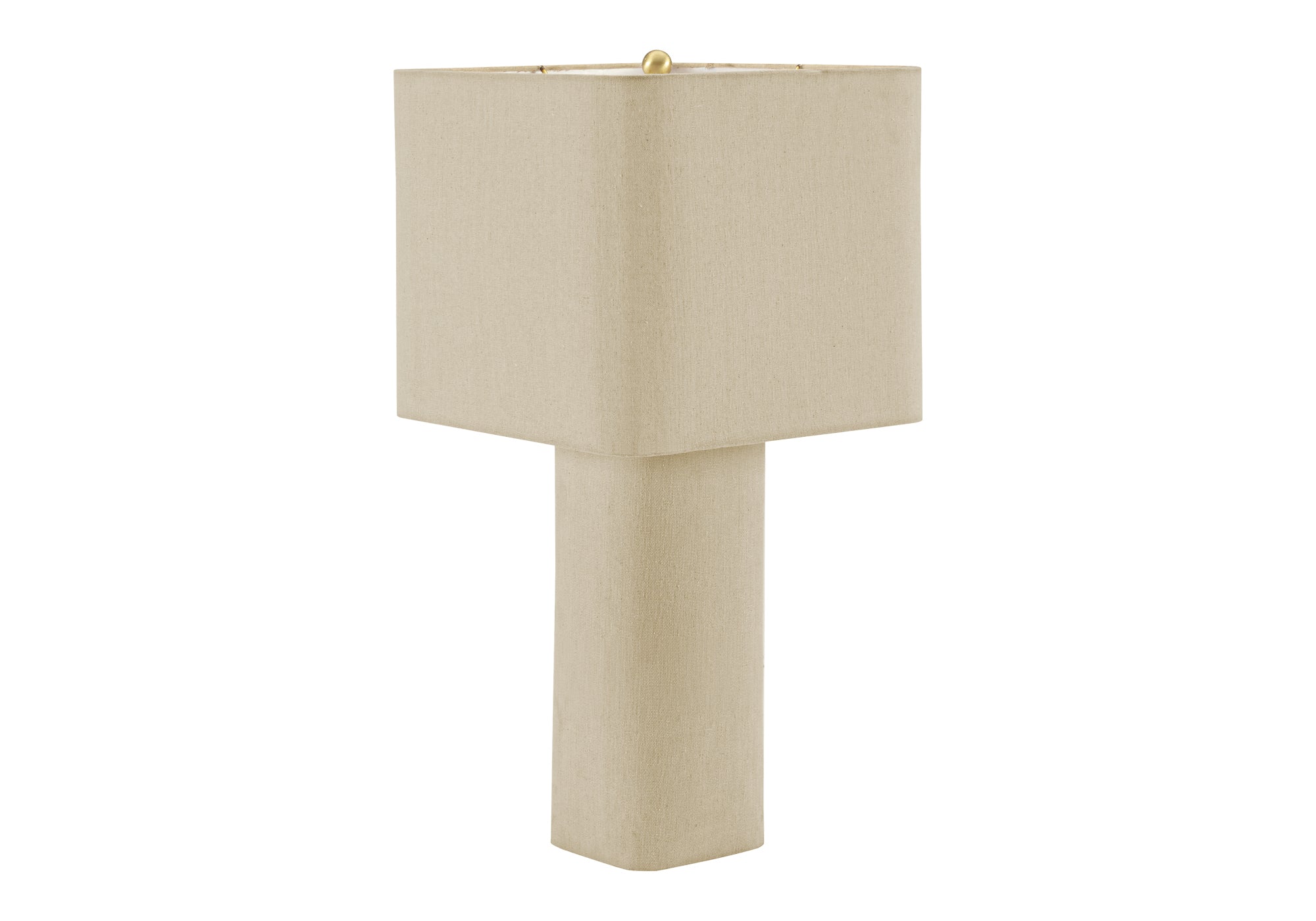 I 9423 - Luminaire, 24''H, Lampe De Table, Lin Naturel, Contemporain - Simple Boutique