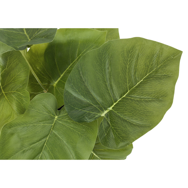 I 9583 - Plante Artificielle, 13" De Haut, Épipremnum, Intérieur, Faux, Faux, Tableau, Verdure, Mis En Pot, Lot De 2, Décoratif, Feuilles Vertes, Pots Noirs - Simple Boutique