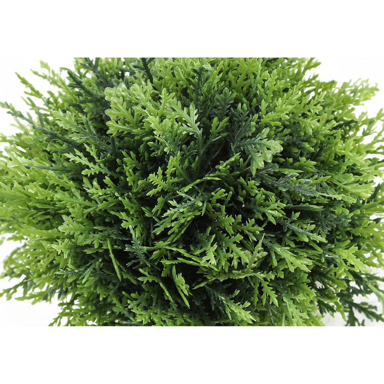 I 9589 - Plante Artificielle, 5" De Haut, Gazon, Intérieur, Faux, Faux, Tableau, Verdure, Mis En Pot, Lot De 3, Décoratif, Plantes Vertes, Pots Gris - Simple Boutique