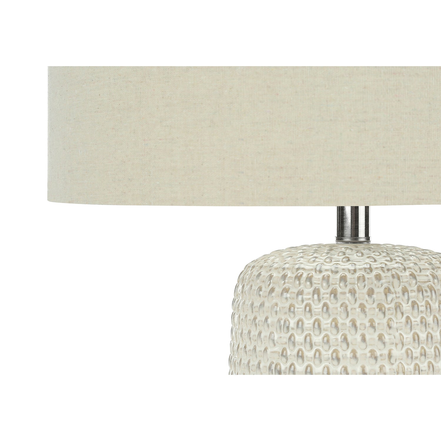 I 9605 - Luminaire, 31"H, Lampe De Table, Crème, Tons Beige, Contemporain - Simple Boutique