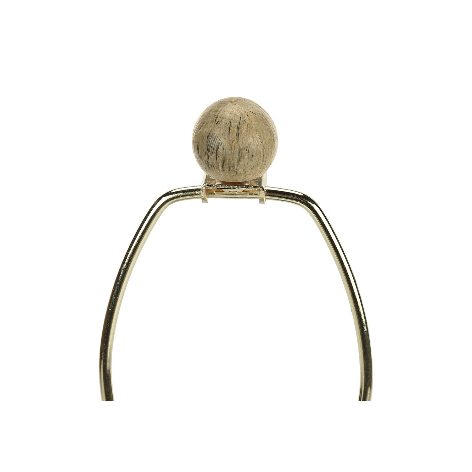 I 9606 - Luminaire, 25"H, Lampe De Table, Abat-jour Noir, Pied En Résine Marron, Contemporain - Simple Boutique