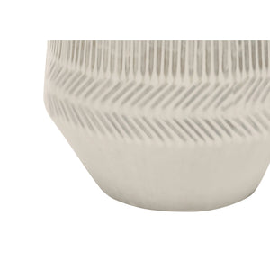 I 9613 - Luminaire, 33"H, Lampe De Table, Abat-jour Ivoire / Crème, Céramique Crème, Contemporain - Simple Boutique