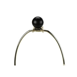 I 9615 - Luminaire, 26"H, Lampe De Table, Métal Noir, Abat-jour Ivoire / Crème, Transitionnel - Simple Boutique