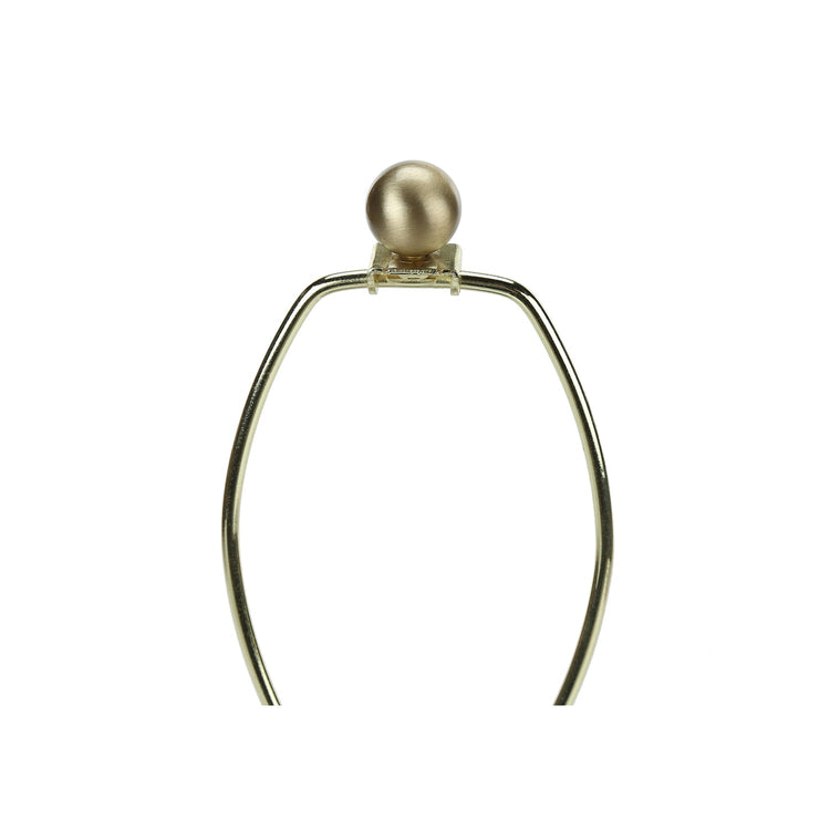I 9617 - Luminaire, 21"H, Lampe De Table, Abat-jour Ivoire / Crème, Résine Couleur Crème, Transitionnel - Simple Boutique