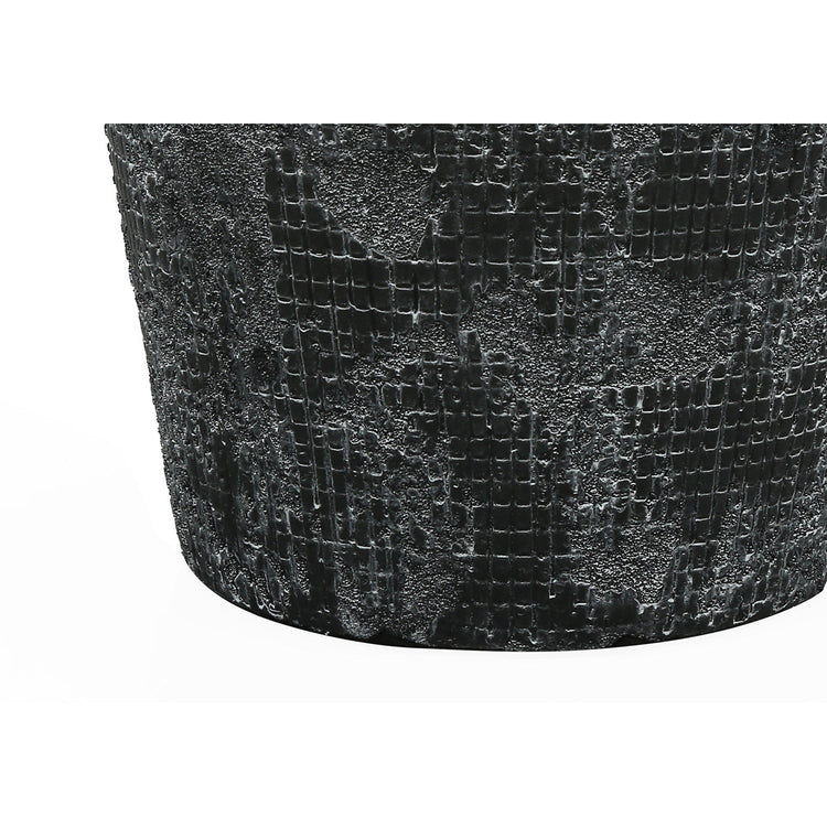 I 9621 - Luminaire, Lampe De Table, 24"H, Céramique Noir, Abat-jour Noire, Contemporain - Simple Boutique