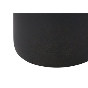I 9635 - Luminaire, 24"H, Lampe De Table, Céramique Noire, Abat-jour Beige, Contemporain - Simple Boutique