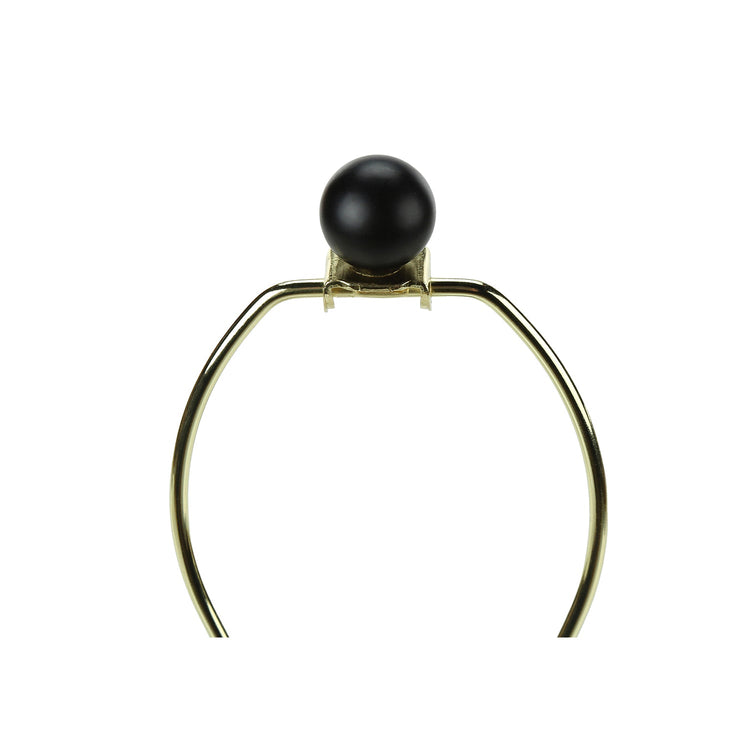 I 9643 - Luminaire, Ensemble De 2, 24"H, Lampe De Table, Métal Noir, Abat-jour Ivoire / Crème, Contemporain - Simple Boutique