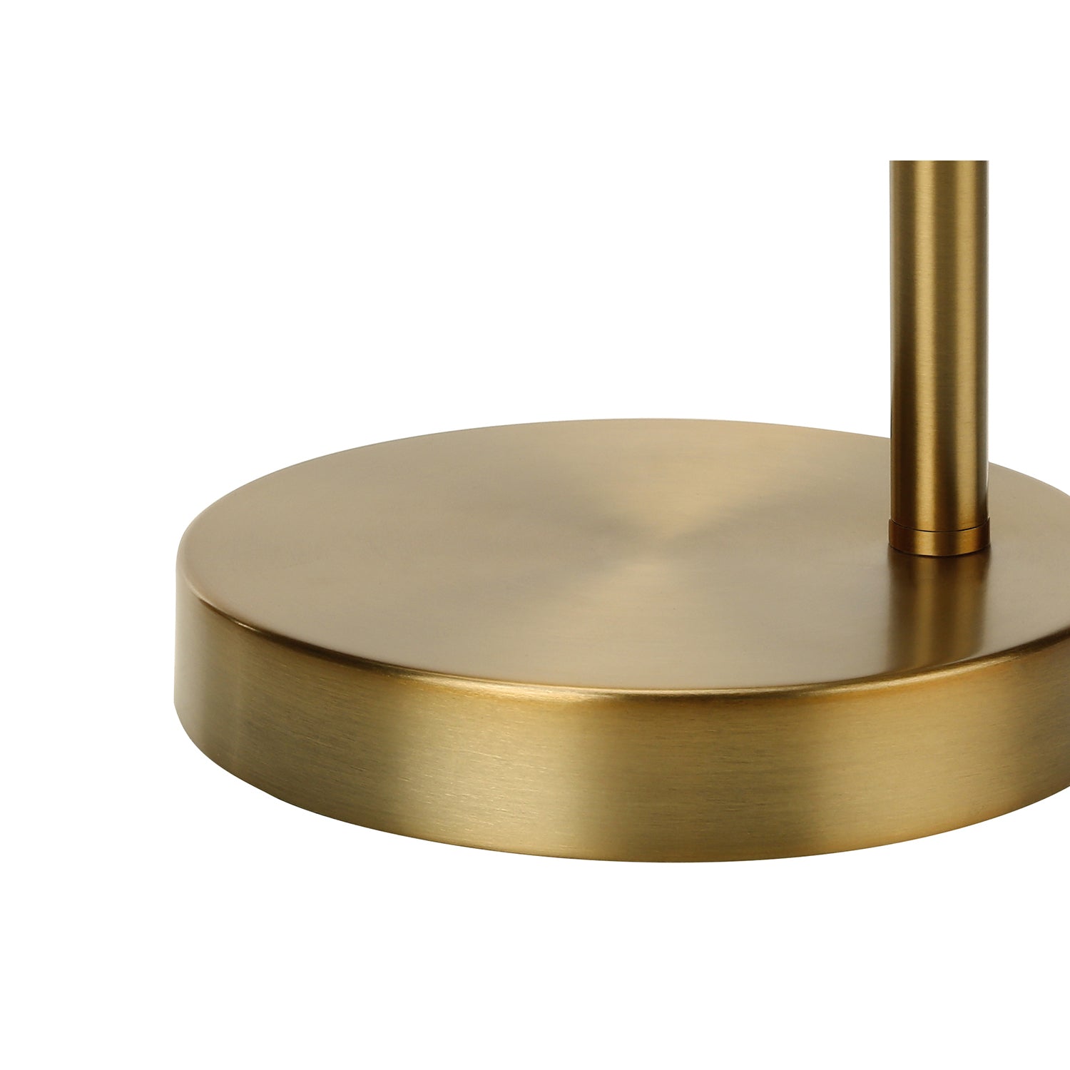 I 9644 - Luminaire, 19"H, Lampe De Table, Métal Doré, Abat-jour Doré, Contemporain - Simple Boutique