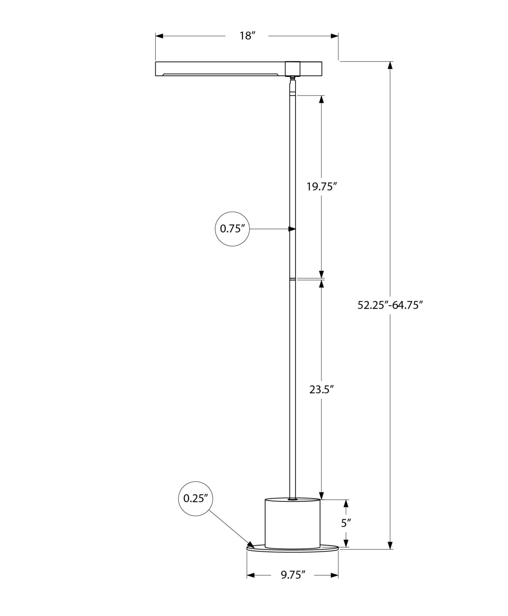 I 9652 - Luminaire, 65''H, Lampadaire, Métal En Laiton, Abat-jour Aspect Bois, Contemporain - Simple Boutique