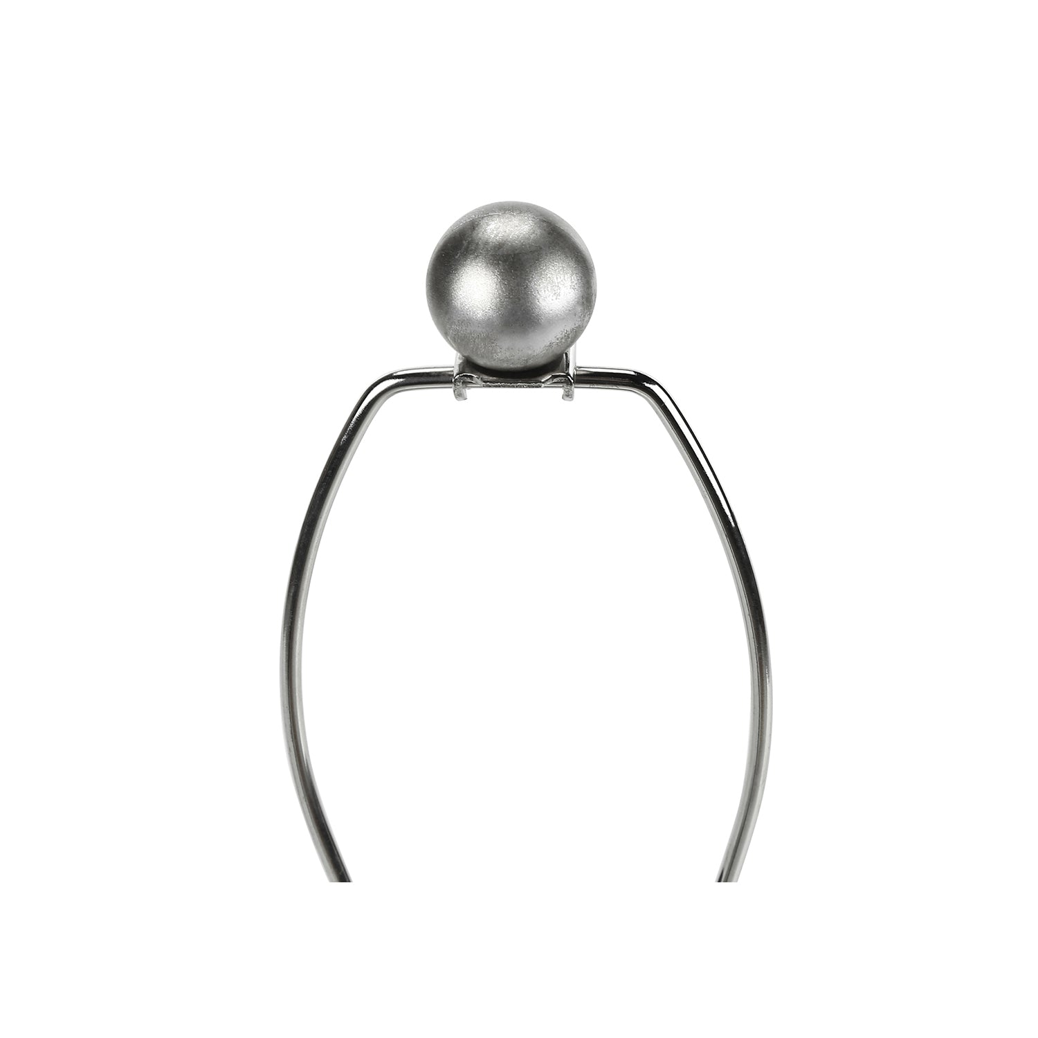 I 9654 - Luminaire, 24"H, Lampe De Table, Résine Grise, Abat-jour Ivoire / Crème, Contemporain - Simple Boutique