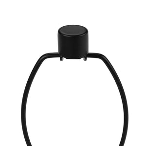 I 9658 - Luminaire, 28"H, Lampe De Table, Métal Noir, Abat-jour Noire, Contemporain, Moderne - Simple Boutique