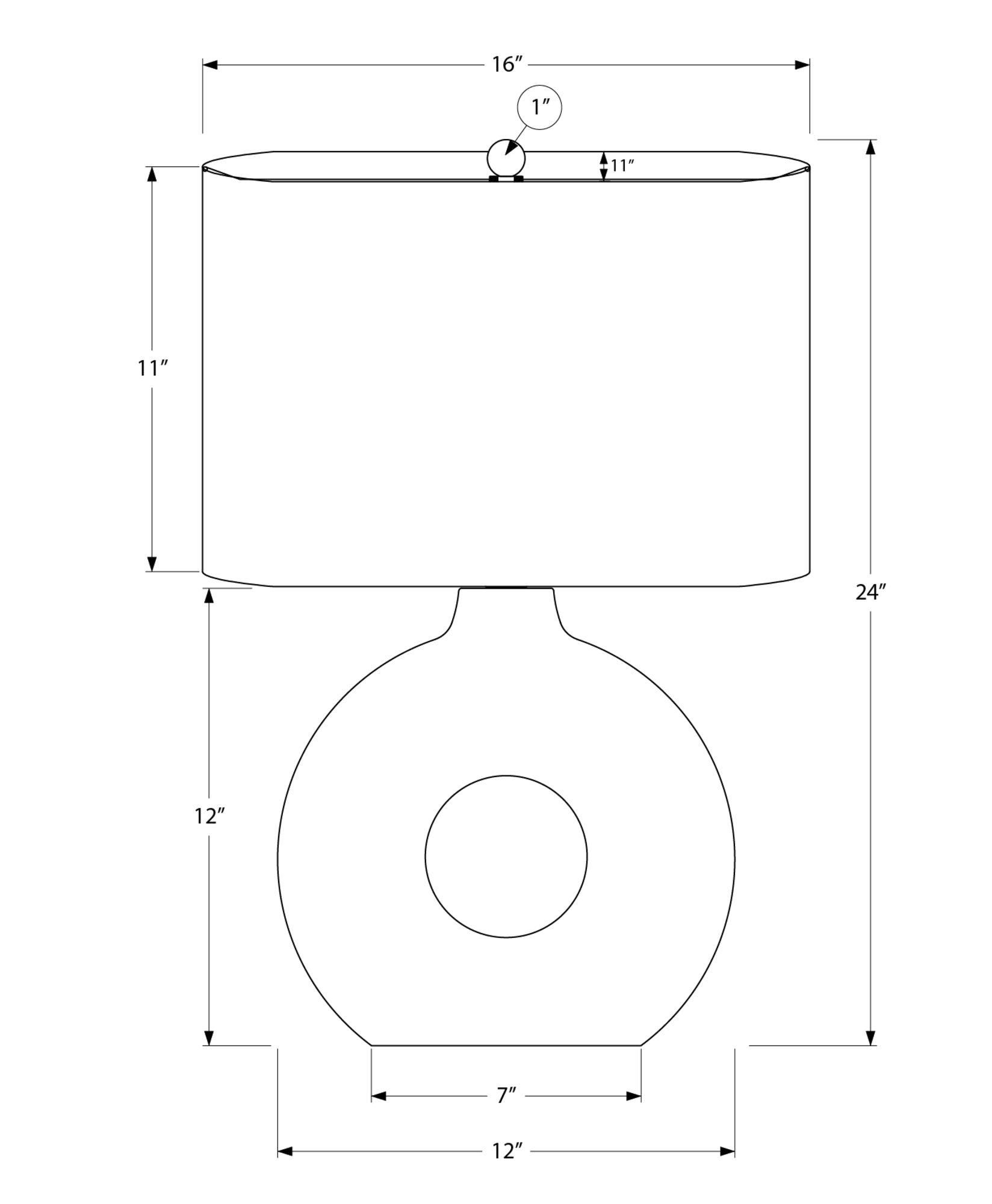 I 9671 - Luminaire, 24''H, Lampe De Table, Céramique Verte, Abat-jour Ivoire / Crème, Contemporain, Moderne - Simple Boutique