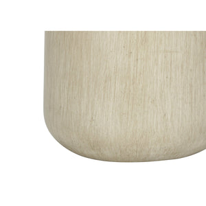 I 9702 - Luminaire, 24"H, Lampe De Table, Béton Beige, Abat-jour Ivoire / Crème, Contemporain - Simple Boutique