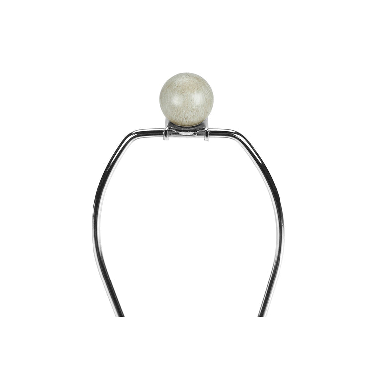 I 9702 - Luminaire, 24"H, Lampe De Table, Béton Beige, Abat-jour Ivoire / Crème, Contemporain - Simple Boutique