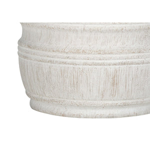 I 9706 - Luminaire, 28"H, Lampe De Table, Résine Créme, Abat-jour Ivoire / Crème, Transitionnel - Simple Boutique