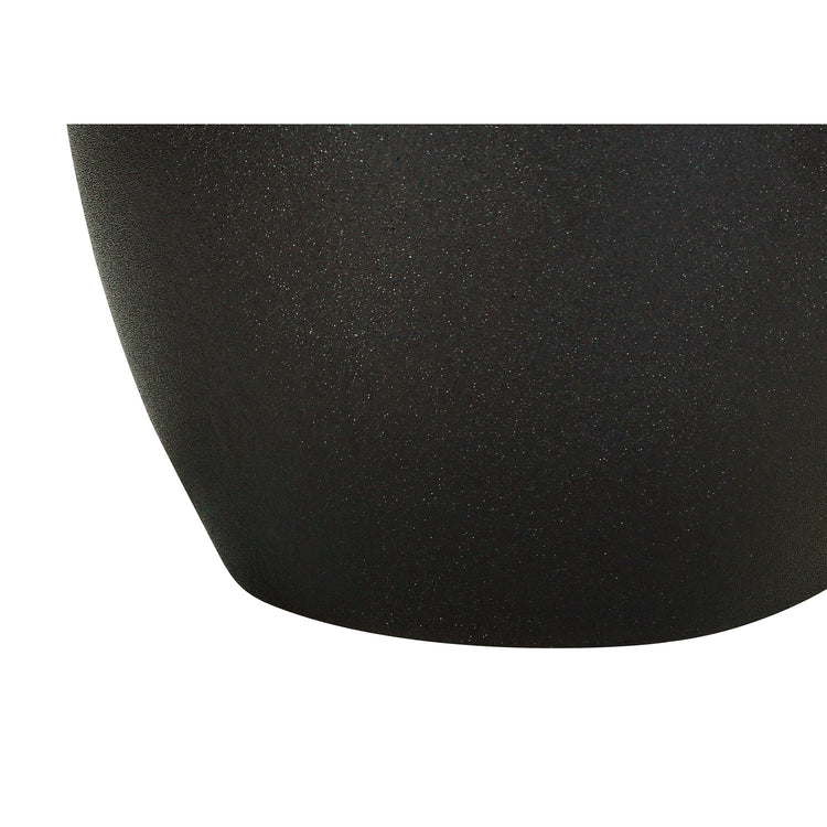 I 9708 - Luminaire, 22"H, Lampe De Table, Céramique Noire, Abat-jour Ivoire / Crème, Transitionnel - Simple Boutique