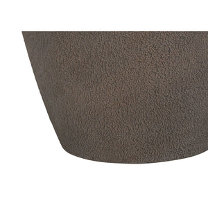 I 9709 - Luminaire, 27"H, Lampe De Table, Céramique Grise, Abat-jour Beige., Contemporain - Simple Boutique