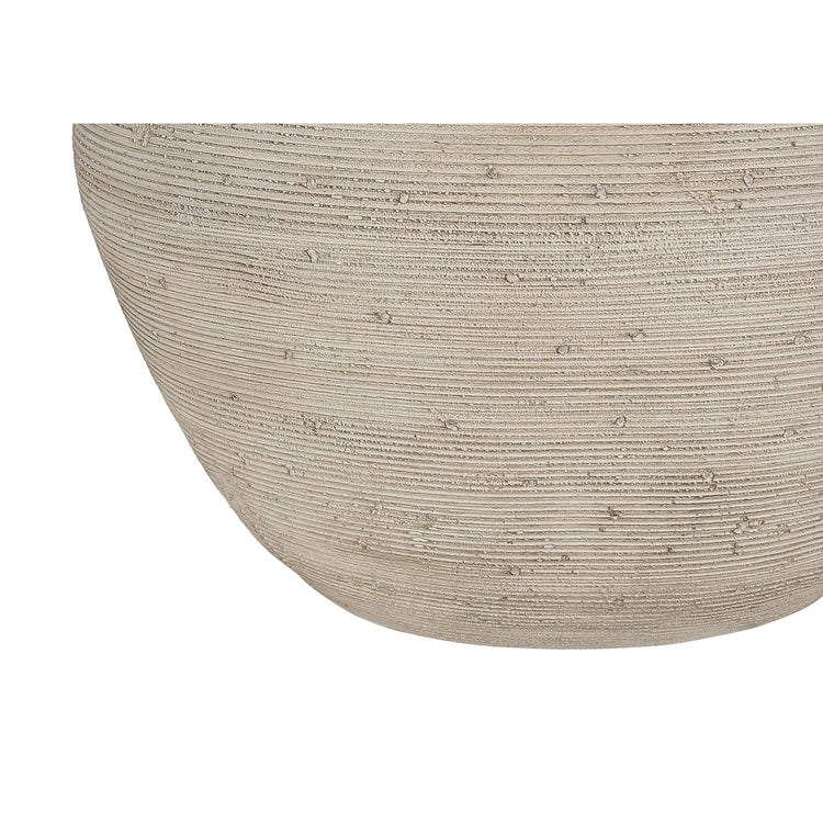 I 9714 - Luminaire, 25"H, Lampe De Table, Béton Créme, Abat-jour Beige, Contemporain - Simple Boutique