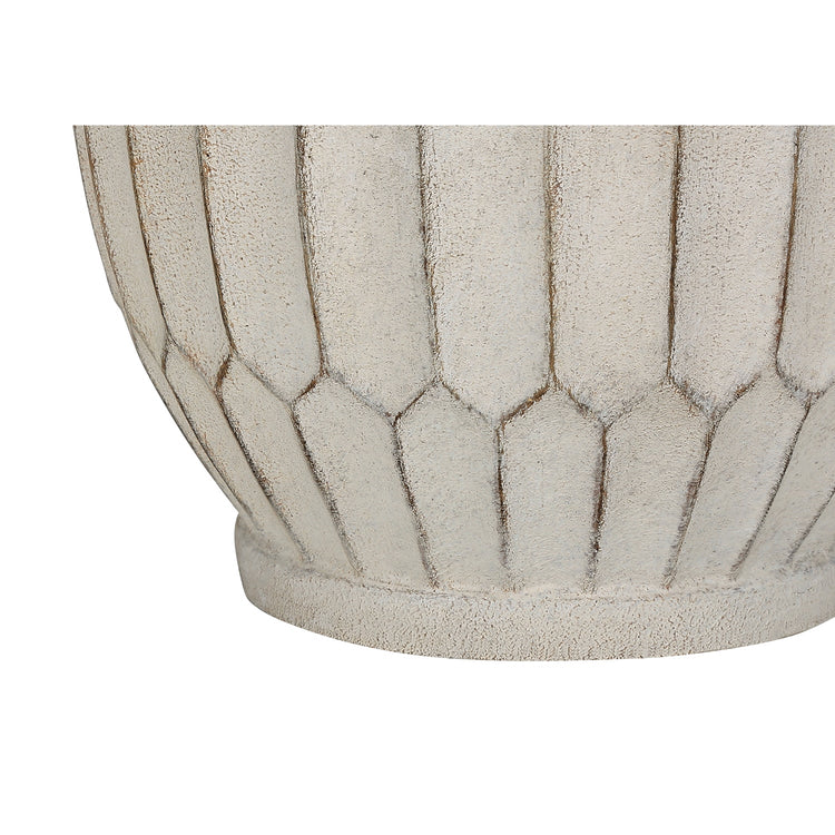 I 9720 - Luminaire, 24"H, Lampe De Table, Résine Créme, Abat-jour Ivoire / Crème, Transitionnel - Simple Boutique