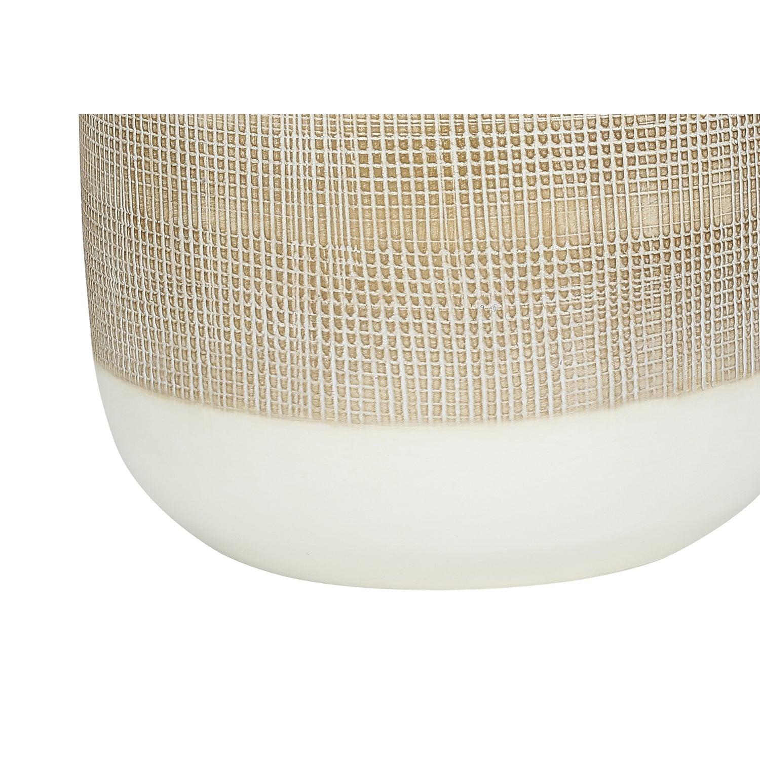 I 9724 - Luminaire, 27"H, Lampe De Table, Céramique Crème, Abat-jour Beige., Contemporain - Simple Boutique