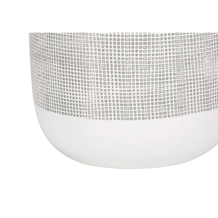 I 9725 - Luminaire, 27"H, Lampe De Table, Céramique Grise, Abat-jour Gris, Contemporain - Simple Boutique