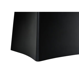 I 9726 - Luminaire, 27"H, Lampe De Table, Résine Noire, Abat-jour Beige, Moderne - Simple Boutique