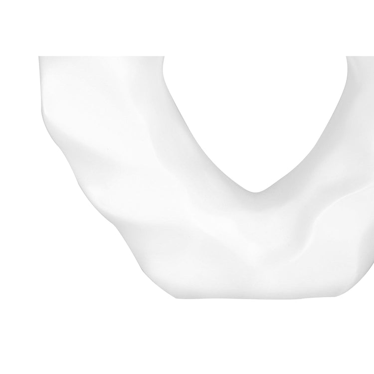 I 9727 - Luminaire, 25"H, Lampe De Table, Résine Créme, Abat-jour Ivoire / Crème, Moderne - Simple Boutique