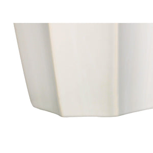I 9731 - Luminaire, 27"H, Lampe De Table, Céramique Crème, Abat-jour Ivoire / Crème, Moderne - Simple Boutique