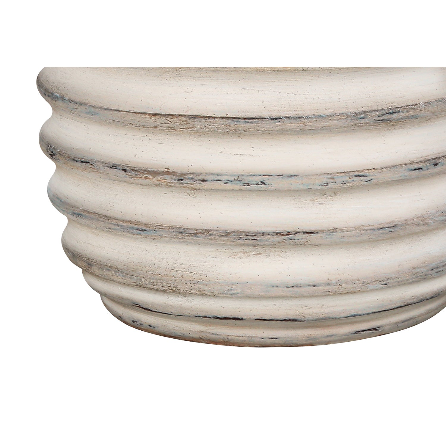 I 9742 - Luminaire, 28"H, Lampe De Table, Résine Créme, Abat-jour Ivoire / Crème, Transitionnel - Simple Boutique