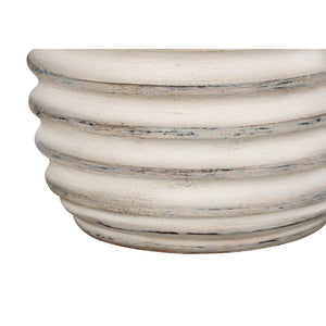 I 9742 - Luminaire, 28"H, Lampe De Table, Résine Créme, Abat-jour Ivoire / Crème, Transitionnel - Simple Boutique