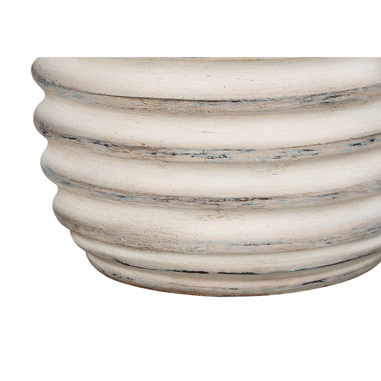 I 9742 - Luminaire, 28"H, Lampe De Table, Résine Créme, Abat-jour Ivoire / Crème, Transitionnel - Simple Boutique