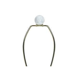 I 9742 - Luminaire, 28"H, Lampe De Table, Résine Créme, Abat-jour Ivoire / Crème, Transitionnel - Simple Boutique