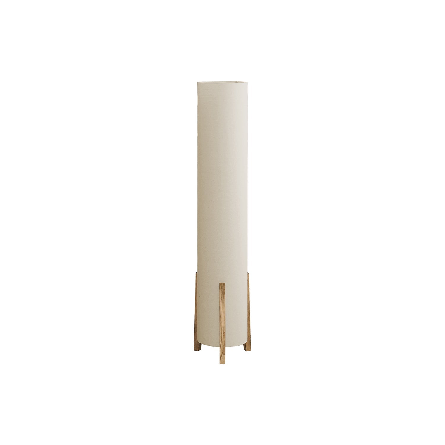 I 9755 - Luminaire, Lampadaire, 50" H, Abat-jour Ivoire / Crème, Contemporain - Simple Boutique