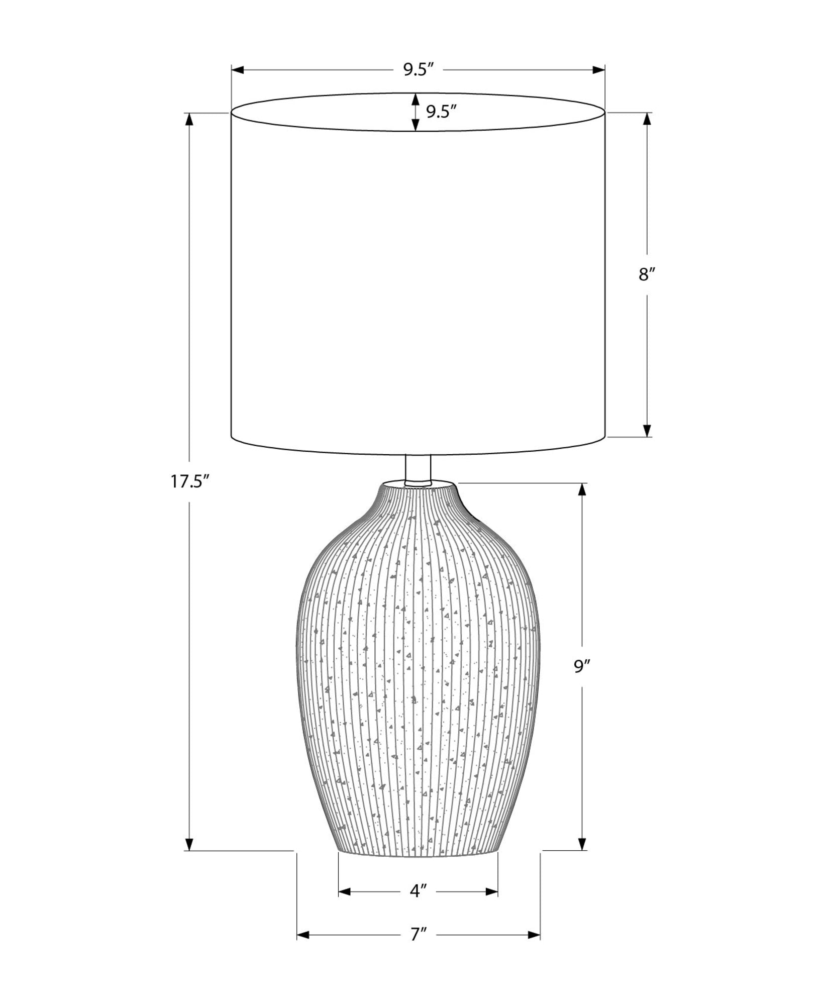 I 9784 - Luminaire, Lampe De Table, 18''H, Céramique Verte, Abat-jour Beige, Contemporain, Moderne - Simple Boutique