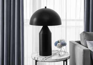 I 9952 - Luminaire, Lampe De Table, 23''H, Métal Noir - Simple Boutique