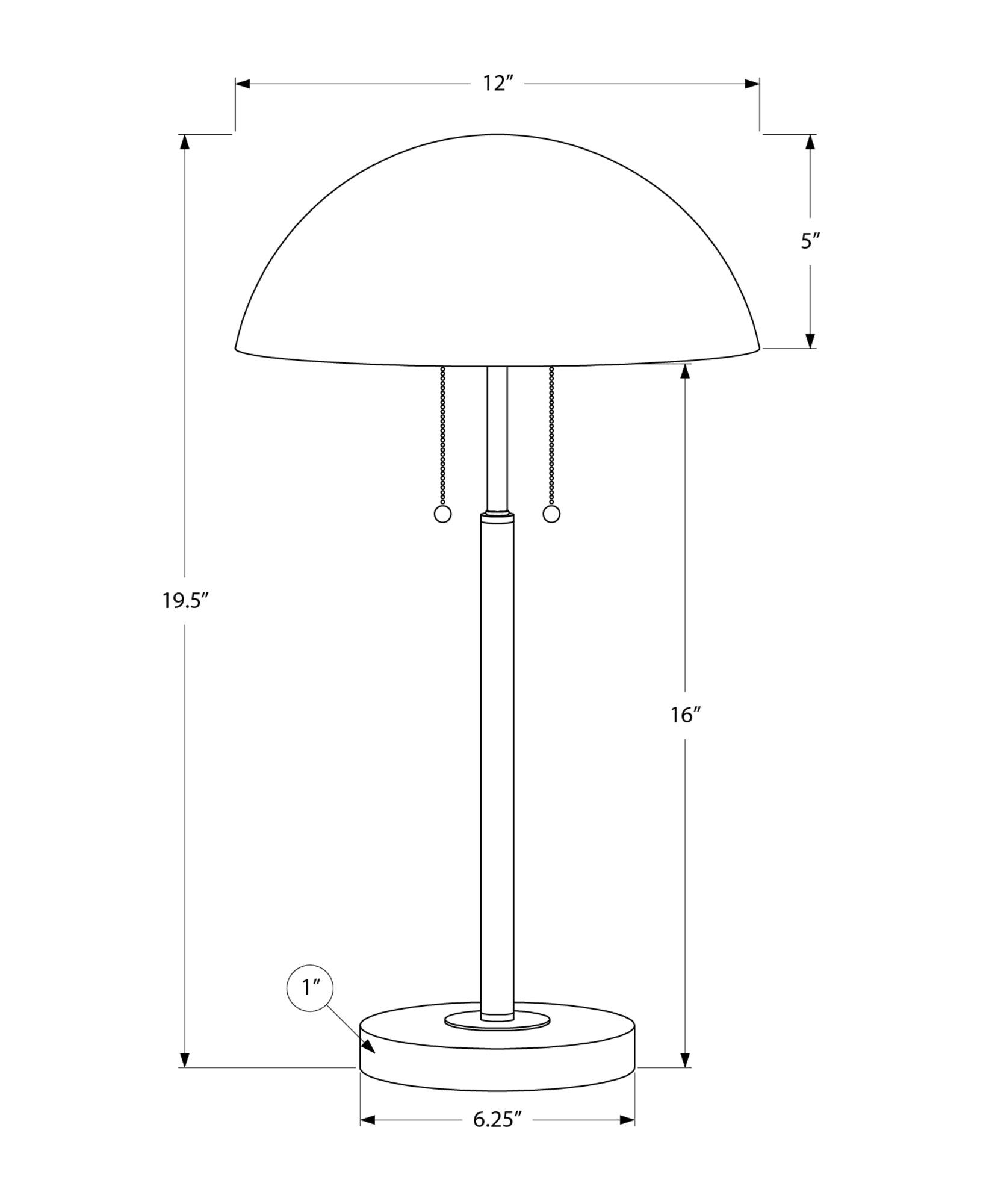 I 9954 - Luminaire, 20''H, Lampe De Table, Métal Argenté, Contemporain, Moderne - Simple Boutique