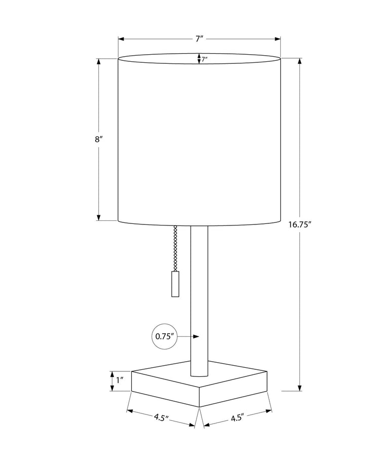 I 9960 - Luminaire, Ensemble De 2, 17''H, Lampe De Table, Port Usb Inclus, Métal Noir, Abat-jour Gris, Contemporain - Simple Boutique