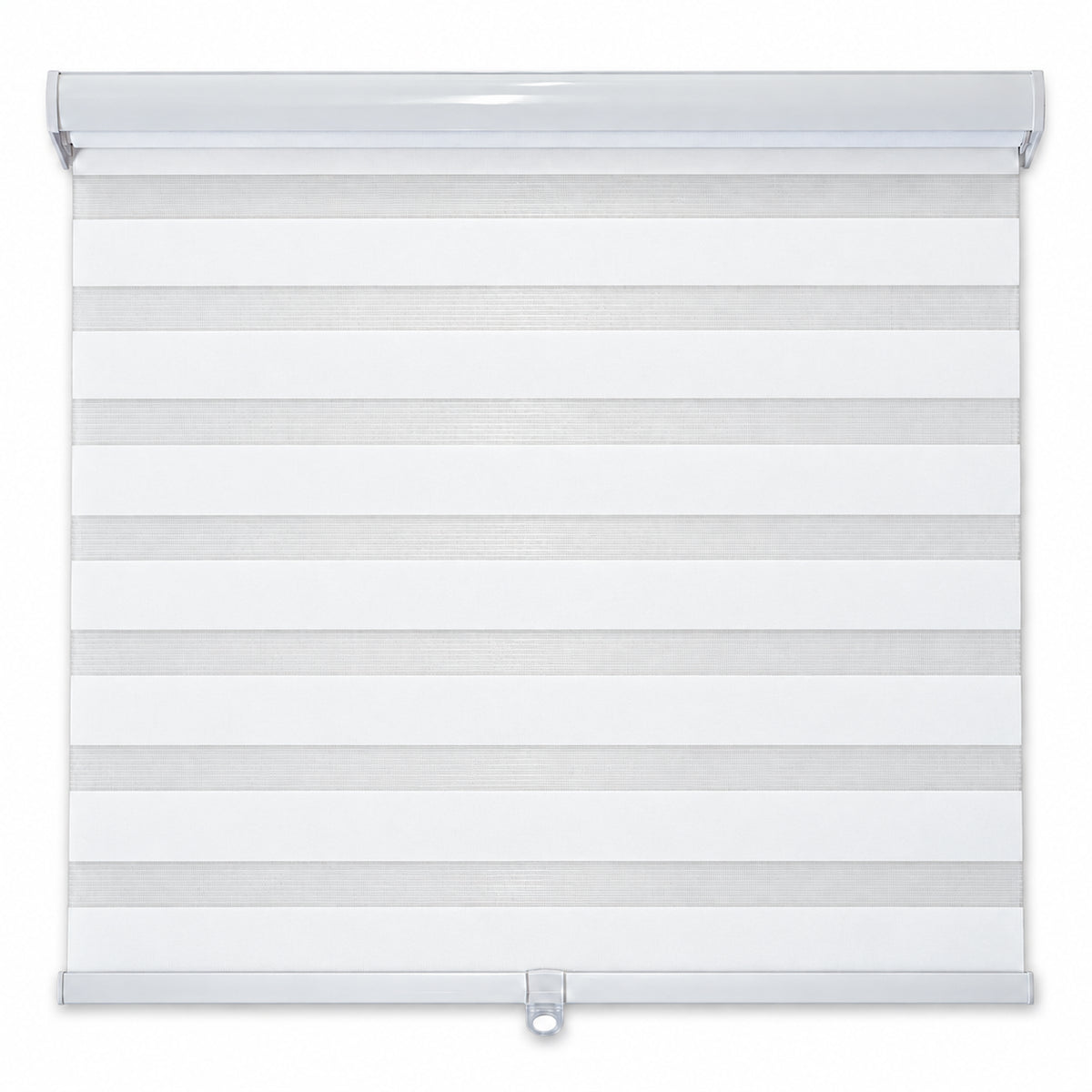 ITY Holly Stone - Store de Fenêtre à Toile Alternée 64" X 84" Sans Cordon, Tissu Occultant, Blanc - Simple Boutique