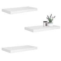 ITY International - Ensemble de 3 Tablette Flottante Mural, 31.5" x 9.25" x 1.5", Blanc - Simple Boutique