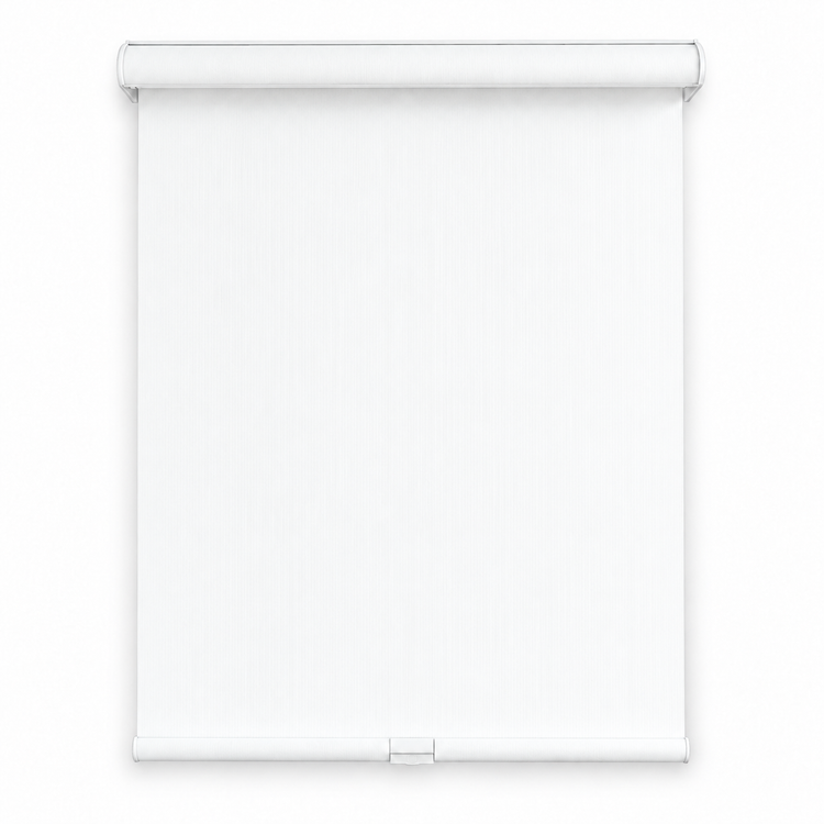 ITY Oliver Stone - Store de Fenêtre à Rouleau 22" X 84" Sans Cordon, Tissu Occultant en Polyester, Blanc - Simple Boutique