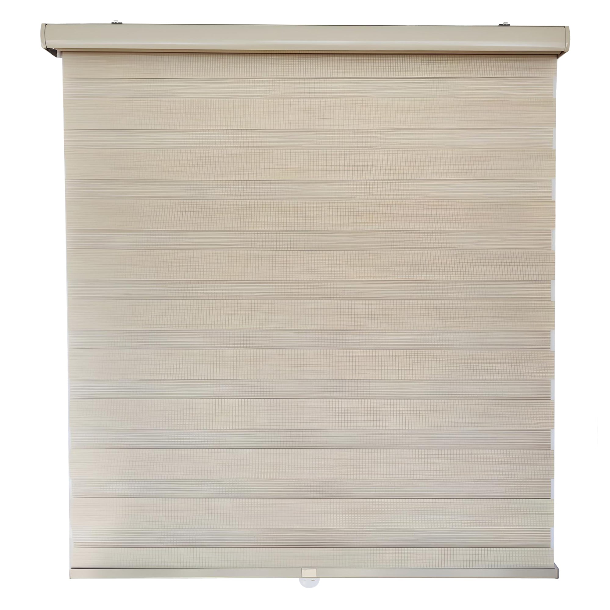 ITY Olivia Stone - Store de Fenêtre à Toile Alternée 55" X 84" Sans Cordon Beige - Simple Boutique