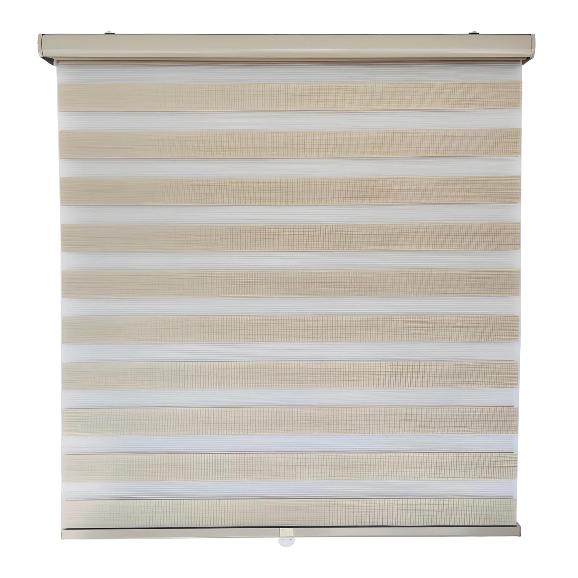 ITY Olivia Stone - Store de Fenêtre à Toile Alternée 55" X 84" Sans Cordon Beige - Simple Boutique